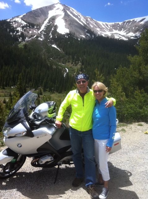 Bob Cearley on Motorcycle